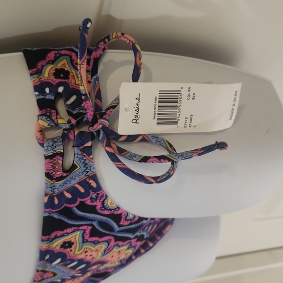 Nepal Nights Printed Side-Tie Bikini Bottom - Picture 3 of 7